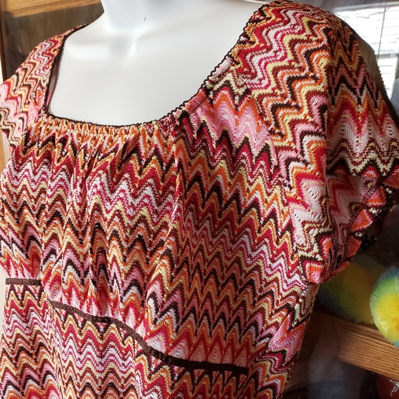 Colorful knit top - Picture 2 of 4